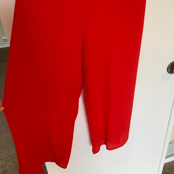 H&M DIVIDED Red Ruffle Jumpsuit - Picture 7 of 7